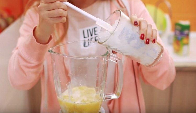 Última adição de gelo.