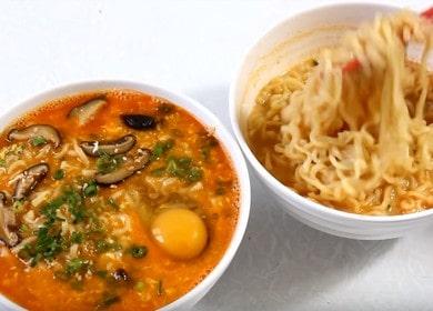 Ramen coreean - 2  rețetă simplă