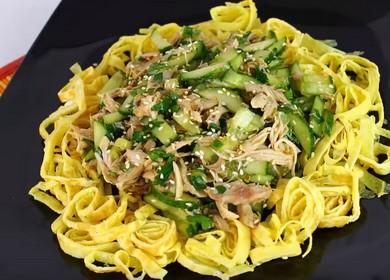 Sehr leichter und leckerer  Salat ohne Mayonnaise