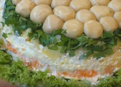 Tasty and beautiful salad  Mushroom glade