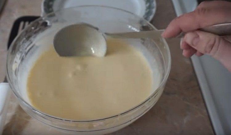 Paghaluin muli ang kuwarta.