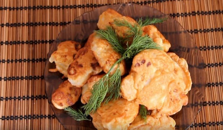 Květák smažený na pánvi se ukáže být velmi chutný.