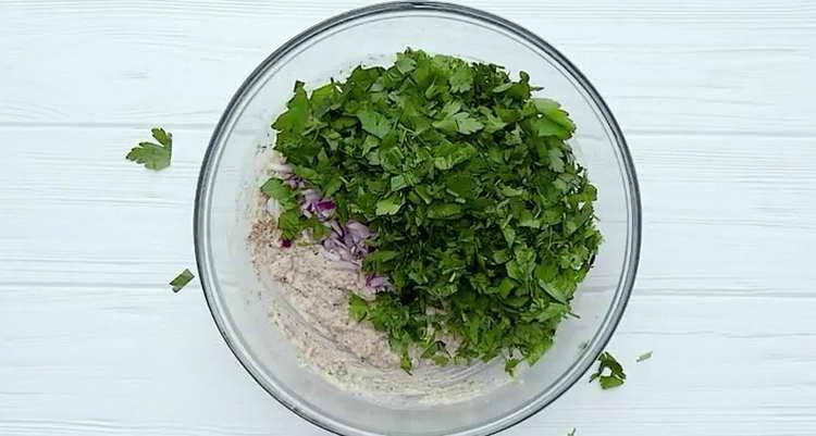 envie verduras para nozes