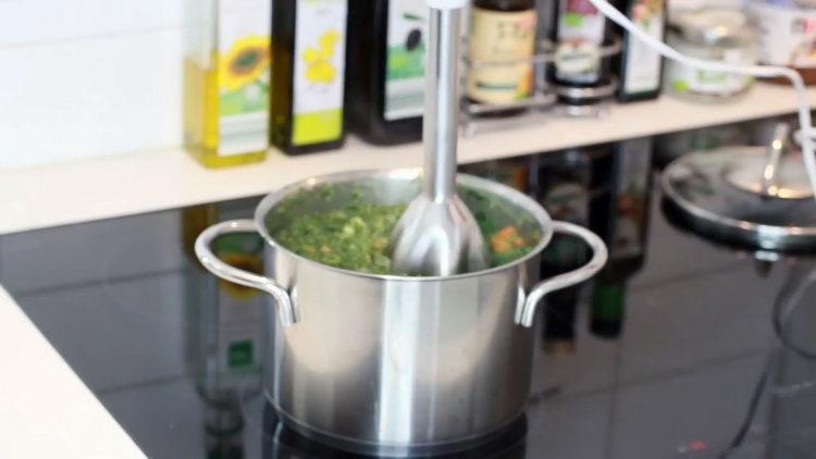 moler los ingredientes