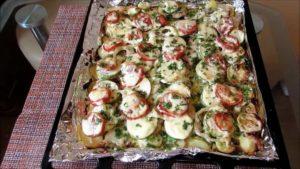 frango com abobrinha está pronto