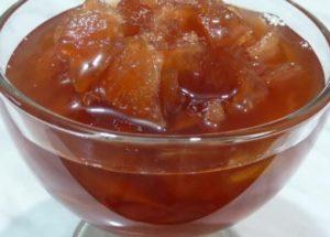 gem incredibil de rapid transparent de mere cu felii