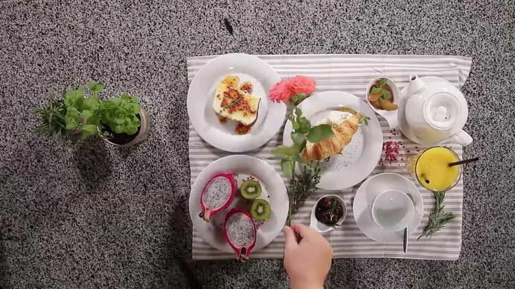 café da manhã na cama