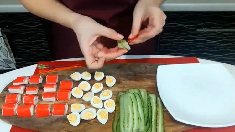 нарязани краставици