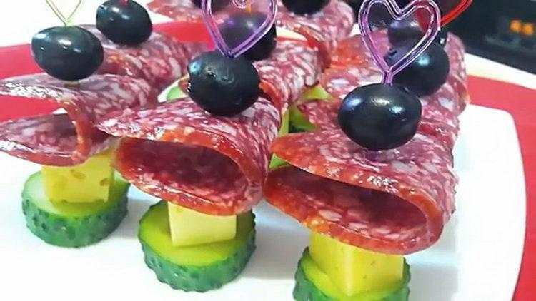 Закуски на празничната трапеза по стъпка по стъпка рецепта със снимка