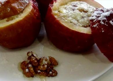 Saboroses pomes al forn amb formatge cottage al forn🍎