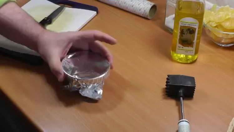 enviamos a tigela ao forno