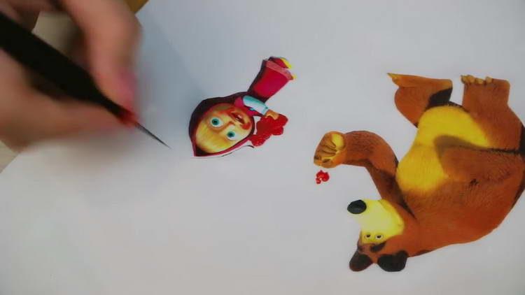 גזר דמויות מסטיק