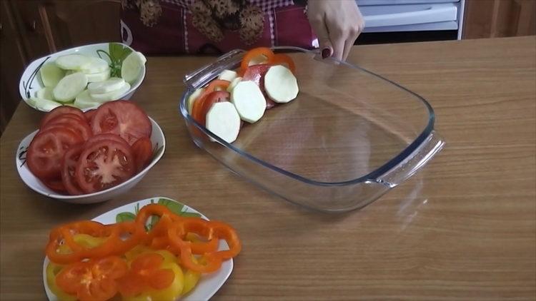 пригответе съставките