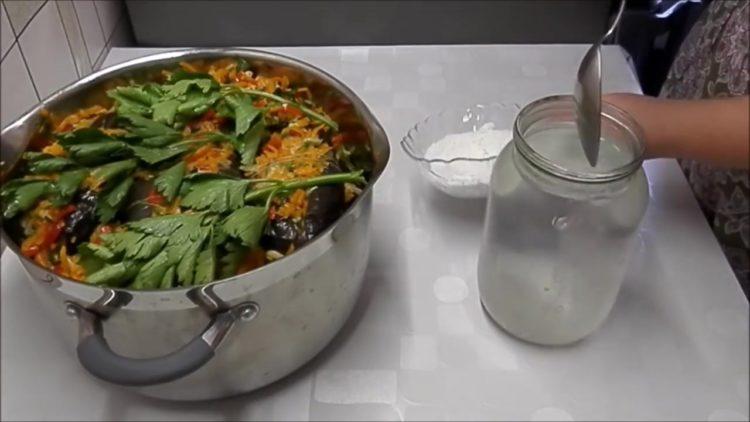 smíchejte vodu se solí