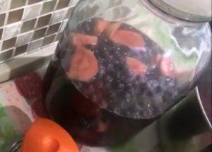 preparamos para o inverno uma compota de maçãs e aronia