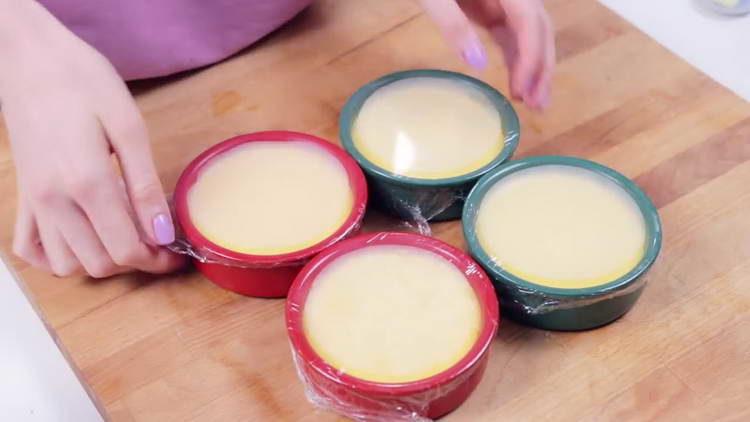 send creme brulee to the fridge