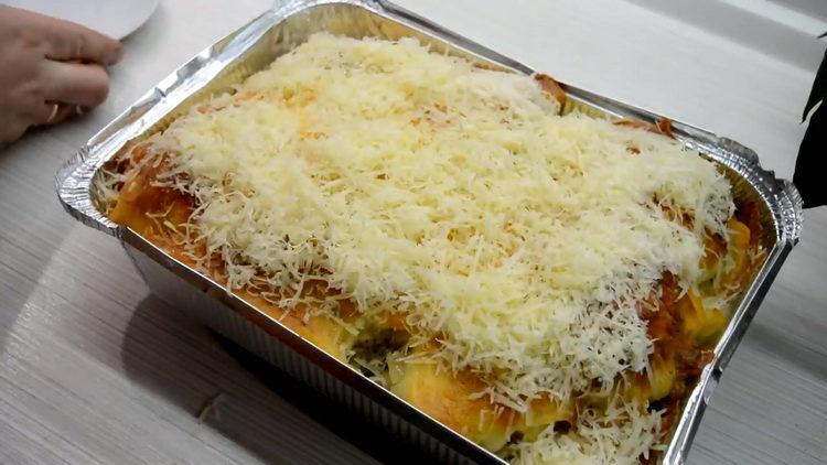 настържете кашкавал