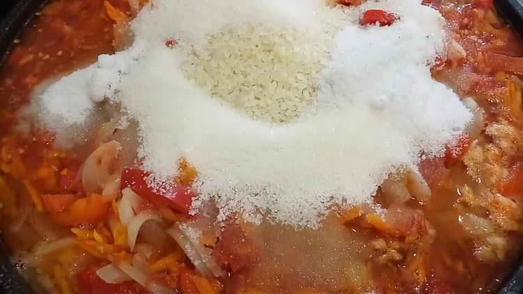 אנו שולחים אורז לירקות