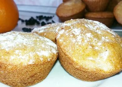 Mannik delicado en kéfir con manzanas - sin huevos y harina🥧