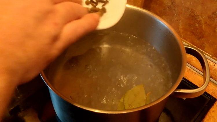 пригответе туршията