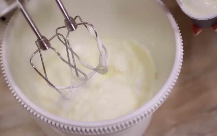 crème fouettée à grande vitesse