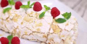 pregătind o ruladă uimitoare de bezea