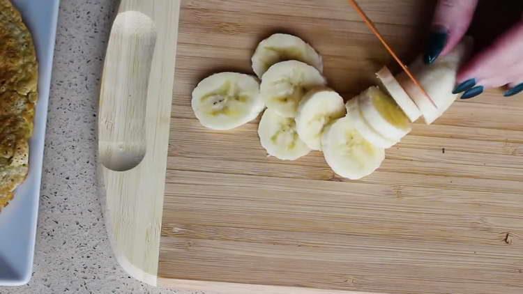 Ovsyanoblin med banan och mörk choklad