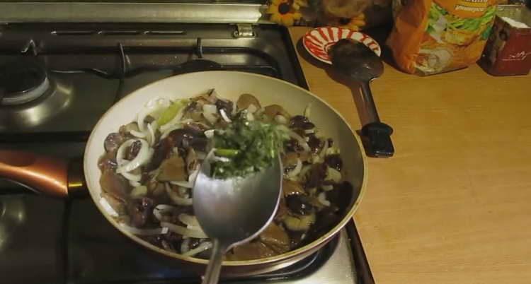 trimite verdele la ciuperci