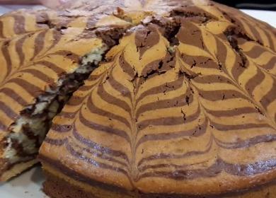 Вкусна торта от зебра  - Лесно