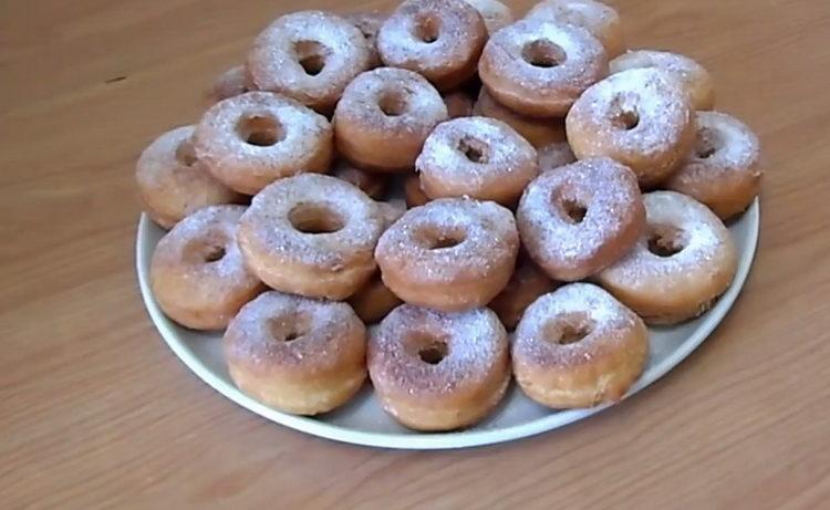 rosquinhas de kefir estão prontas