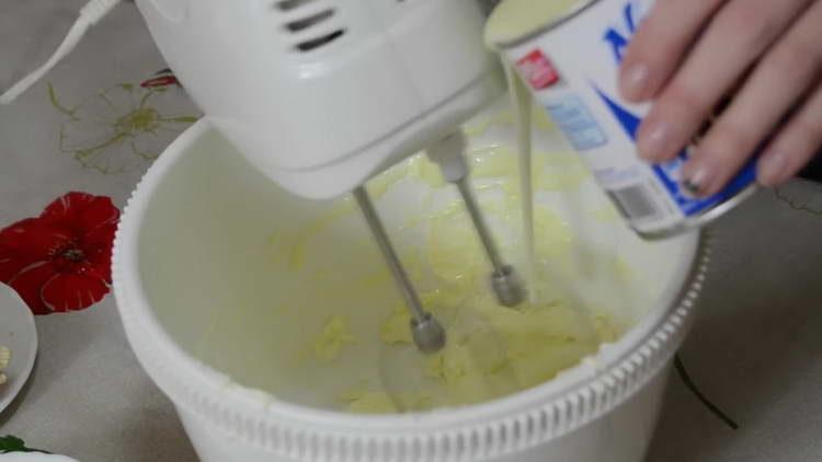 mix cream with cheese