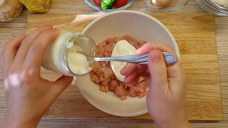 добавете заквасена сметана