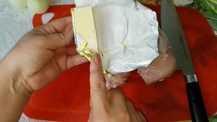 оставете маслото да се загрее