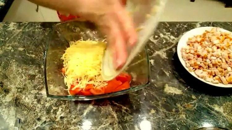 настържете кашкавал