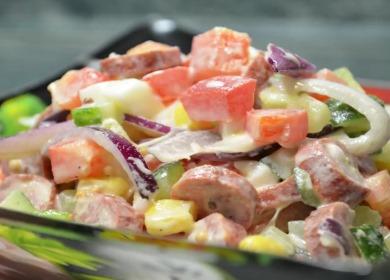 Salată de ziua de naștere luminoasă și delicioasă