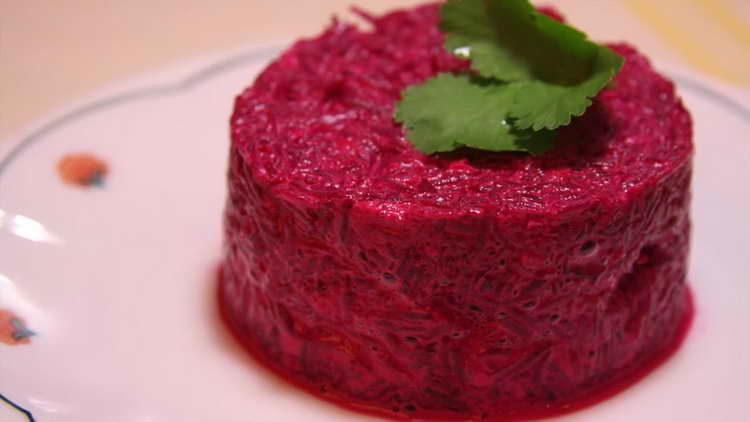 remolatxa amb all i maionesa