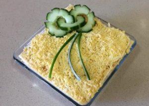 cele mai simple salate de puf