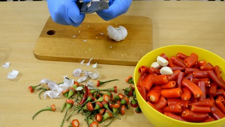 pregătiți usturoiul