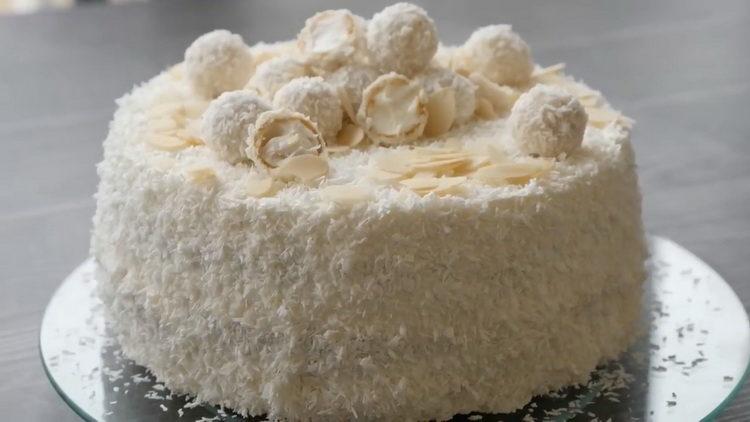 Handa na ang Raffaello cake