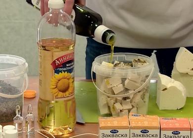 Läcker hemlagad  Fetaost