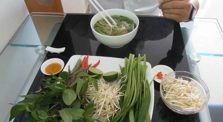 pregătiți verdeața