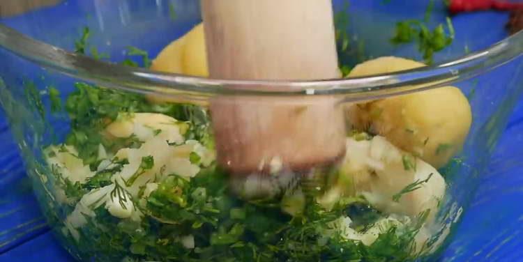 envoyer des pommes de terre au vert