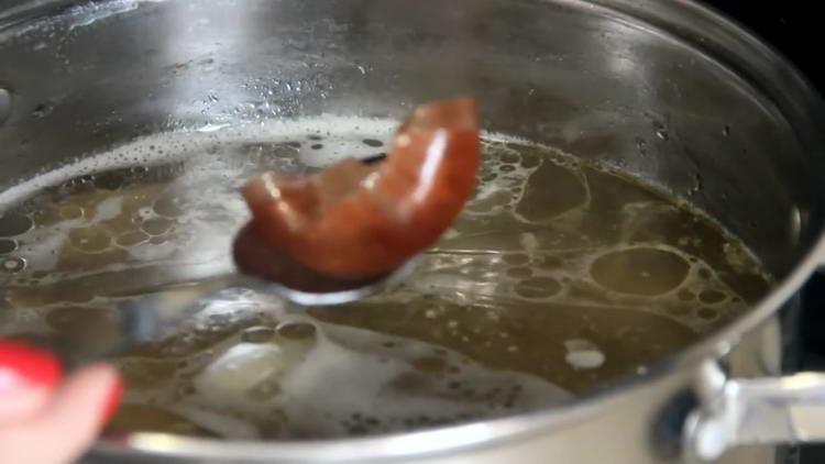 pegue a cebola do caldo