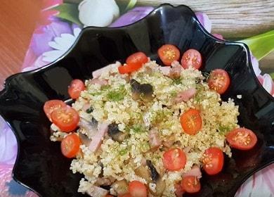 Recette de quinoa rec aux champignons