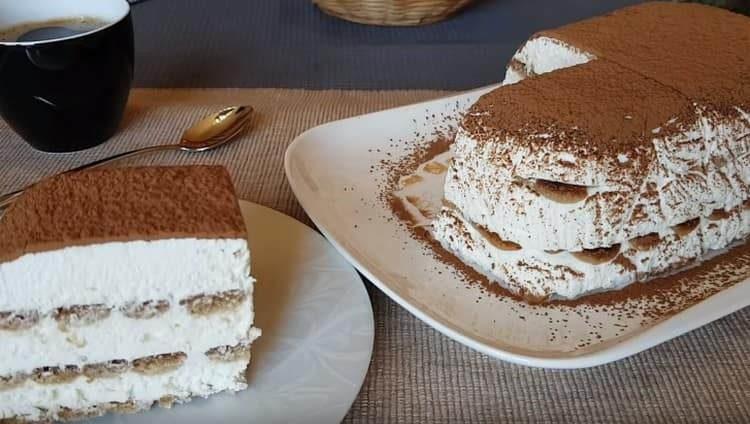 Tarta de cuajada está lista