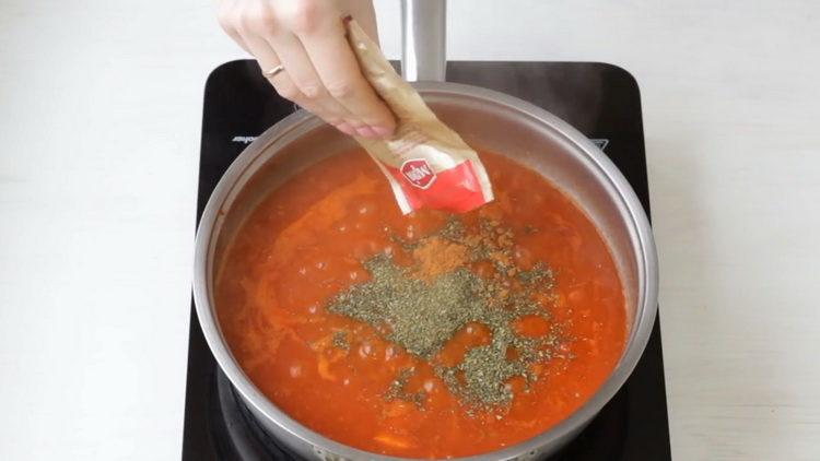 adăugați condimente