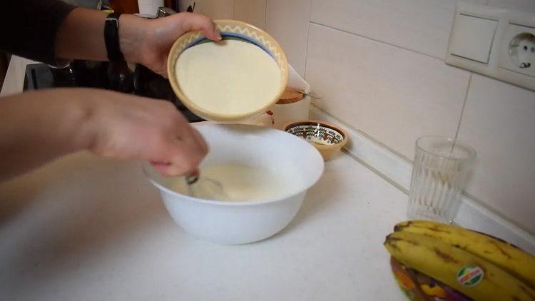 mélanger les ingrédients