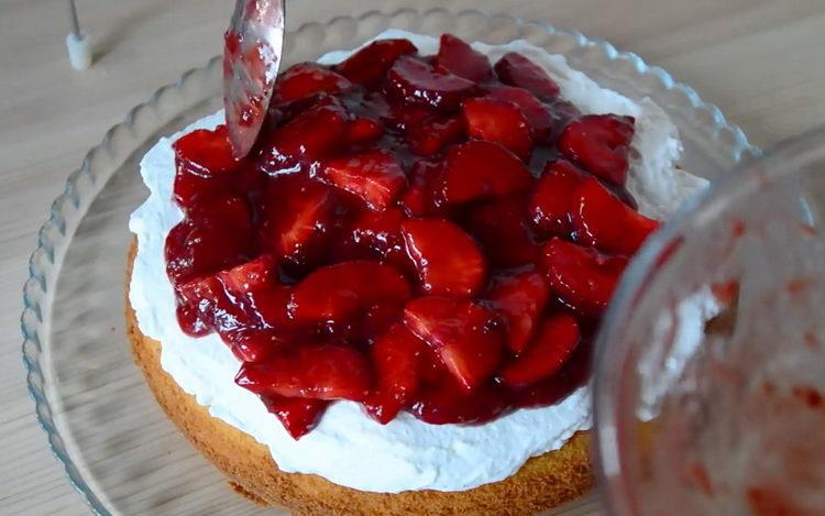 pune ingredientele pe crema