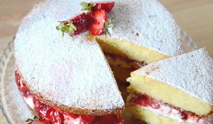 Biscuitul Reginei Victoria este gata