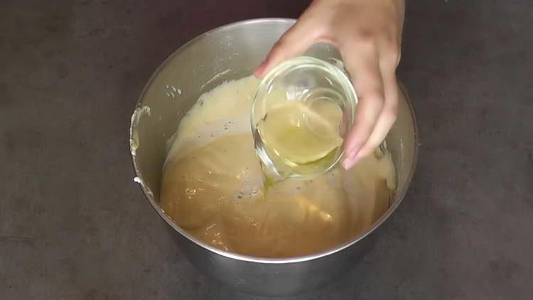 häll smöret i degen